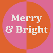 "Modern Retro Holiday" - Holiday Cards in Fuchsia by Nazia Hyder - Close-Up