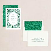 "Joyful Holiday Wishes" - Holiday Cards in Evergreen by Hooray Creative - Assembled