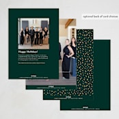 "Midnight Tree" - Holiday Cards in Pine by frau brandt - Back of Card Options