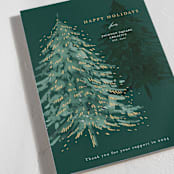 "Midnight Tree" - Holiday Cards in Pine by frau brandt - Detail