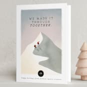 "climbing heights" - Holiday Cards in Summit by Grae - Folded Card