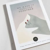 "climbing heights" - Holiday Cards in Summit by Grae - Detail
