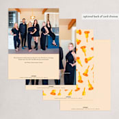 "Forward together" - Holiday Cards in Evergreen by Alexandra Dzh - Back of Card Options