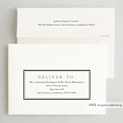 "Festive Trim" - Holiday Cards in Midnight by Amy Kross - FREE Recipient Addressing