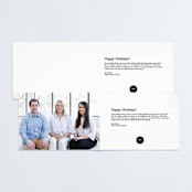 "Big City - New York" - Holiday Cards in Black Ink by Hooray Creative - Interior Options