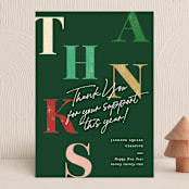 "Holiday Thank You" - Holiday Cards in Gumdrop by Pixel and Hank - Front