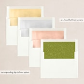 "Happy trees" - Holiday Cards in Vintage by Lea Delaveris - Envelope Liners