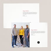 "tree of strokes" - Holiday Cards in Cherry by Creo Study - Interior Options