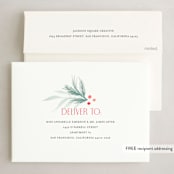 "Peace Foliage" - Holiday Cards in Spruce by Pixel and Hank - FREE Recipient Addressing