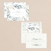 "Frosted" - Holiday Cards in Snow by Creo Study - Assembled