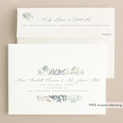 "Frosted" - Holiday Cards in Snow by Creo Study - FREE Recipient Addressing
