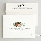 "Fruitful Holiday" - Holiday Cards in Midnight by Susan Moyal - FREE Recipient Addressing