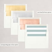"Elegant Gratitude" - Holiday Cards in Winter by Kelly Schmidt - Envelope Liners