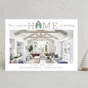 "Home for the Holidays" - Holiday Cards in Woodland Estate by Debb W - Front