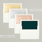 "New York City Winter" - Holiday Cards in Evergreen by Hooray Creative - Envelope Liners
