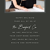 "Together" - Holiday Cards in Noir by Sara Hicks Malone - Detail