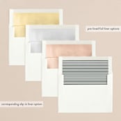 "snowy wreath" - Holiday Cards in Midnight by Ally Madison - Envelope Liners