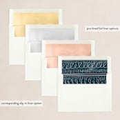 "Thankful Ornament" - Holiday Cards in Navy by Ally Madison - Envelope Liners