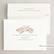 "Framed Foliage" - Holiday Cards in Juniper by Paper Raven Co. - FREE Recipient Addressing