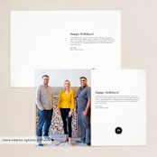 "Fa la la la la" - Holiday Cards in Fruitcake by Hudson meet Rose - Interior Options
