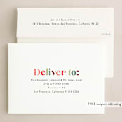 "Fa la la la la" - Holiday Cards in Fruitcake by Hudson meet Rose - FREE Recipient Addressing