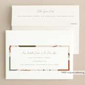 "Formal funk" - Holiday Cards in Spice by Creo Study - FREE Recipient Addressing