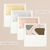 "Formal funk" - Holiday Cards in Spice by Creo Study - Envelope Liners