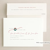 "Home Sweet Home" - Holiday Cards in Festive by Erin German - FREE Recipient Addressing