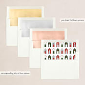 "Home Sweet Home" - Holiday Cards in Festive by Erin German - Envelope Liners