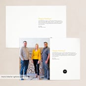 "Thanks" - Holiday Cards in Cornucopia by Jessica Corliss - Interior Options