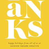 "Thanks" - Holiday Cards in Cornucopia by Jessica Corliss - Close-Up