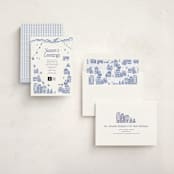 "Aspen" - Holiday Cards in Powder by Jenna Holcomb - Assembled