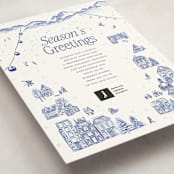 "Aspen" - Holiday Cards in Powder by Jenna Holcomb - Detail