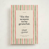 "Preppy gratitude" - Holiday Cards in Pine by Creo Study - Front