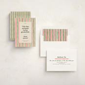 "Preppy gratitude" - Holiday Cards in Pine by Creo Study - Assembled