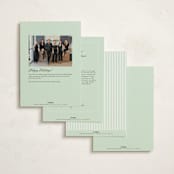 "Lobby Bow Tree" - Holiday Cards in Wintergreen by Erika Firm - Back of Card Options