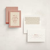 "pinstriped border" - Holiday Cards in Cranberry by Ellen Schlegelmilch - Assembled