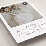 "Polaroid" - Holiday Cards in Snow by Adelyn T. - Detail