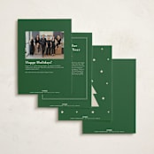 "joyfully" - Holiday Cards in Forest by Zove Ahhh - Back of Card Options