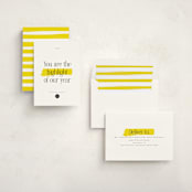 "Highlight" - Holiday Cards in Lemon by Hudson meet Rose - Assembled
