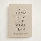 "botanical big thanks" - Holiday Cards in Pudding by Sara Hicks Malone - Front