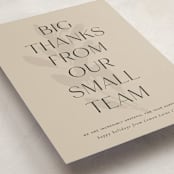 "botanical big thanks" - Holiday Cards in Pudding by Sara Hicks Malone - Detail