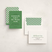 "teamwork" - Holiday Cards in Grass by Sara Hicks Malone - Assembled