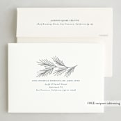 "Winter Branches" - Holiday Cards in Royal by Susan Asbill - FREE Recipient Addressing