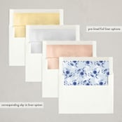 "Festive Topiaries" - Holiday Cards in Harbor by Susan Zinader - Envelope Liner Options