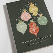 "Sparkling Ornaments" - Holiday Cards in Fir by Joanna Griffin - Detail