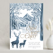 "Forest" - Holiday Cards in Blue Spruce by Jenna Holcomb - Front