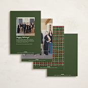 "Homes for the Holidays" - Holiday Cards in Pine by Jenna Holcomb - Back of Card Options