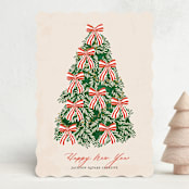 "Oh Christmas Tree" - Holiday Cards in Saffron by Sherley Ferreira - Front