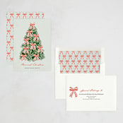 "Oh Christmas Tree" - Holiday Cards in Sage by Sherley Ferreira - Assembled